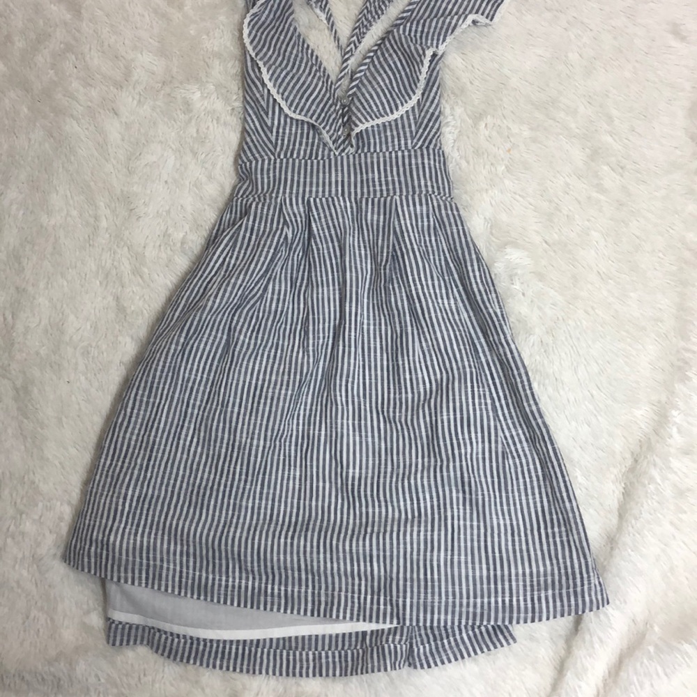 Free People Grey Heartlines Mini Dress - Picture 6 of 8